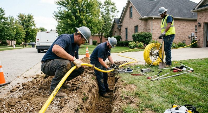 Gas Line Relocation in Kansas City, MO