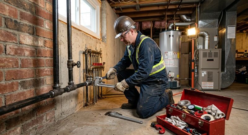 Gas Pipe Installation in Fredericksburg, VA