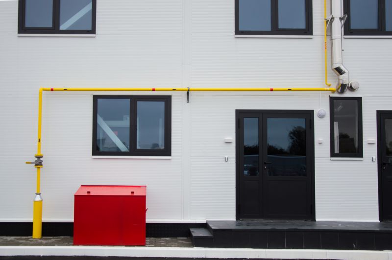 Completed Gas Pipe Relocation Site