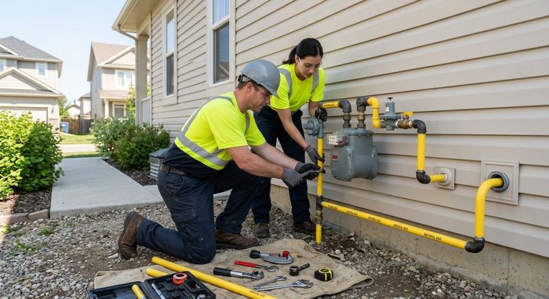 Home Gas Line Installation in Fredericksburg, VA